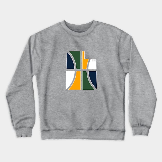 Jazz Basketball Crewneck Sweatshirt by And1Designs